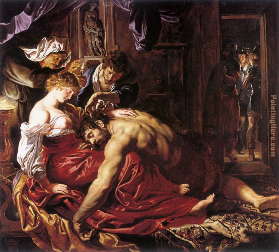 Samson and Delilah painting - Peter Paul Rubens Samson and Delilah art painting